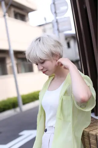 ショート パーマ/ボブ/ 佐々木翔のヘアスタイル