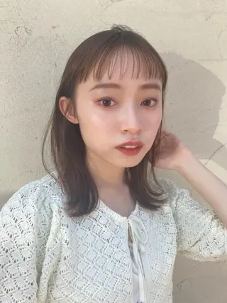 ミディアム カラー 🪭risa 暖色/レイヤー🪭のヘアスタイル