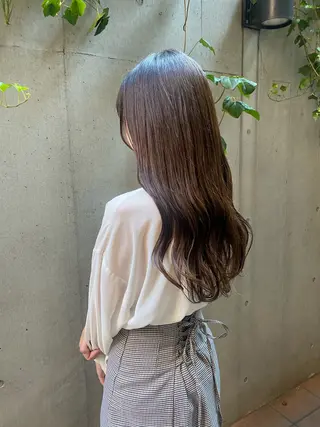セミロング 大人可愛い♡コテ巻き パーマ🌼杉田 萌恵のヘアスタイル