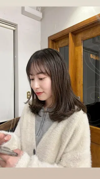 ミディアム nono 🎀のヘアスタイル