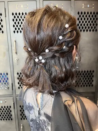 セミロング 久木原 ゆりのヘアスタイル