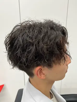 ショート パーマ メンズ 新潟メンズパーマ 新潟駅/小田拓実のヘアスタイル