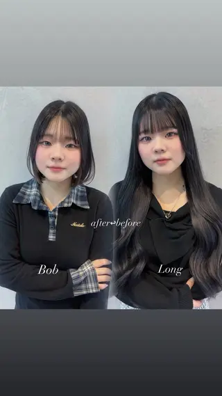 セミロング ️🫧中島遼香🫧 Ess🪽髪質改善のヘアスタイル