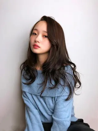 ロング Hikaru Takahashiのヘアスタイル