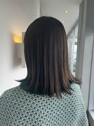 ミディアム おせ ちさとのヘアスタイル