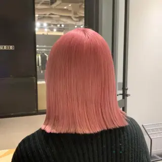 ミディアム カラー れい🫧 ハイトーン特化のヘアスタイル