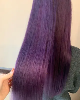 ロング カラー hub hair レイヤー/透明感のヘアスタイル