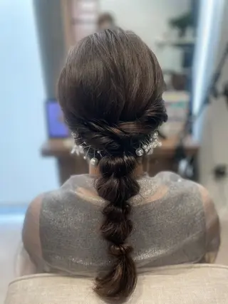 ヘアアレンジ 【銀座】ヘアセット& イメコンSharmeのヘアスタイル