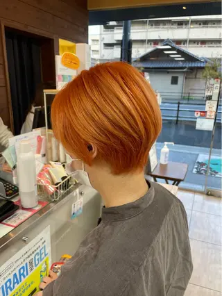 ショート カラー 似合わせ/前髪カット /店長   村上直也のヘアスタイル