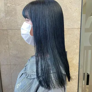 ロング カラー ゆう🫧 透明感/ハイトーンのヘアスタイル