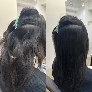 セミロング 絶対綺麗な暖色カラー 🎯あります✨増渕✨のヘアスタイル