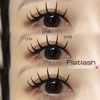 マツエク・マツパ Mell Yuuna ♡パリエク /束感のマツエク・マツパデザイン