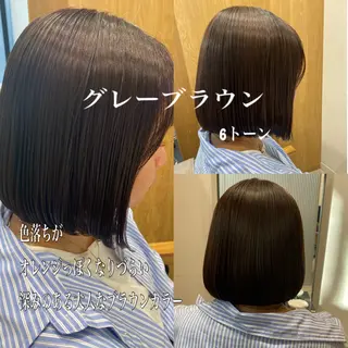 ショート カラー 🎀透明感ナチュラル ガーリー🎀yuhiのヘアスタイル