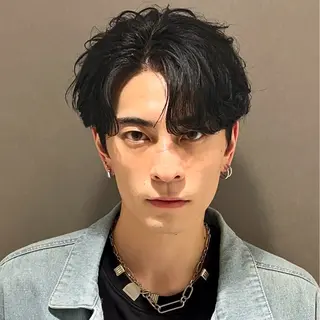 メンズ レイヤー/髪質改善 Lond ambreのヘアスタイル