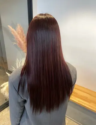 ロング カラー 🎀たな 🧸のヘアスタイル