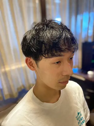 ショート パーマ メンズ 🌙似合わせ専門 照井🌙のヘアスタイル