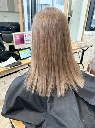 セミロング カラー ROSEL末吉 海渡のヘアスタイル