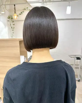 ショート カラー パーマ 銀座No.1髪質改善 縮毛矯正/本木のヘアスタイル