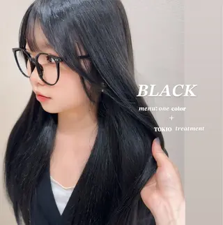 ロング カラー ワンホン×髪質改善 つのーか🩶‪🫧のヘアスタイル