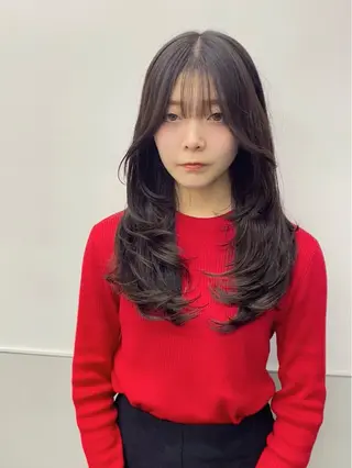 ロング 韓国ヘア🇰🇷 スズキのヘアスタイル