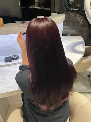 ロング カラー カインド所属・🤍KIND 堀川留加🤍のヘアスタイル