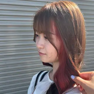 ロング カラー 永縄 ゆい真のヘアスタイル