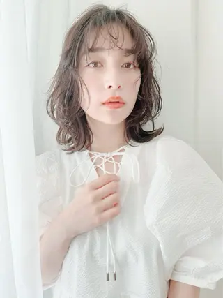 カラー 田島 美咲のヘアスタイル
