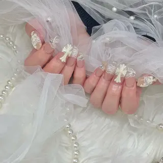 ネイル Blue daisy RIN🎀のネイルデザイン