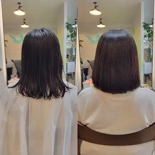 ミディアム 野村 果音(カノン)のヘアスタイル