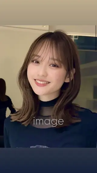 ミディアム 松本｜似合わせ眉 ×まつげパーマ×ヘアの眉毛・アイブロウイメージ