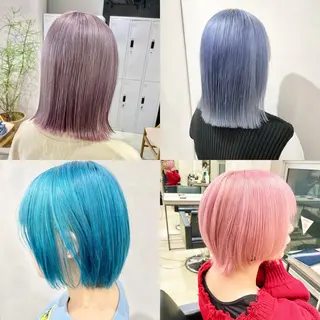 ショート カラー 🔷ダブルカラーハイ トーン🔷櫻井走のヘアスタイル