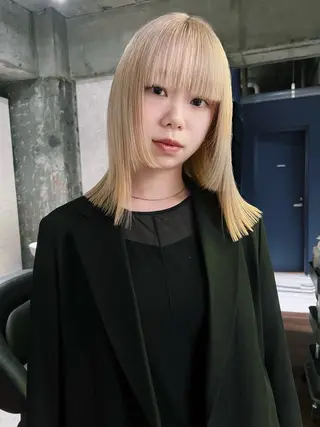 ミディアム カラー 🧡色落ちまで2度 楽しめる🧡ヨシキのヘアスタイル