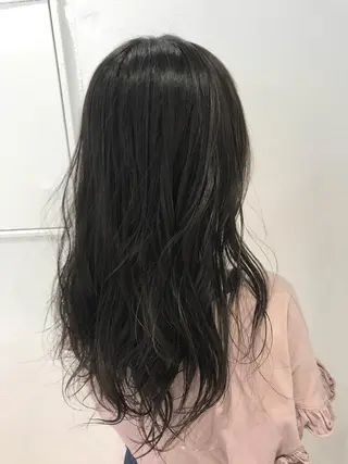 ロング カラー ヘアアレンジ マツエク・マツパ 韓国ヘア/レイヤー /透明感カラー❤️のヘアスタイル