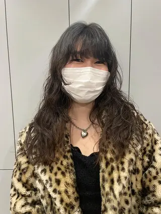ロング パーマ 狩野 羅夢のヘアスタイル