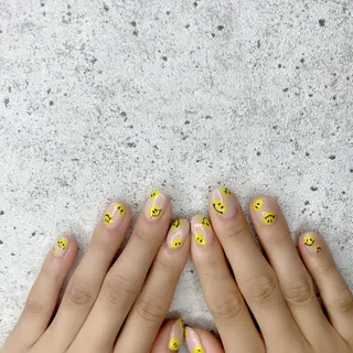 ミディアム カラー パーマ ヘアアレンジ メンズ キッズ ネイル マツエク・マツパ アイブロウ Salon Kのネイルデザイン