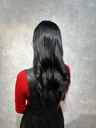 ロング カラー 𝐒𝐇𝐔𝐑𝐈 🦋艶カラー🦋のヘアスタイル