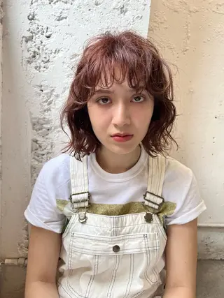 ショート パーマ ＊UNU＊ RICOのヘアスタイル