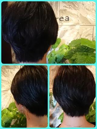 ショート 清水 旭美のヘアスタイル