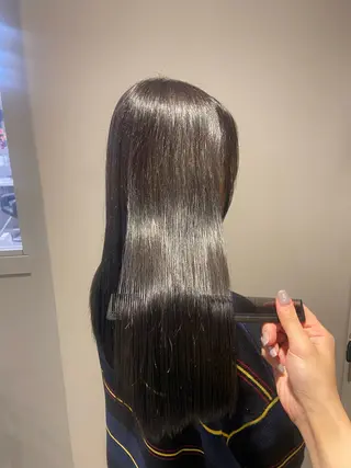 セミロング カラー ヘアアレンジ Over hair_ misakiのヘアスタイル