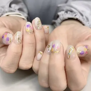 ネイル 翁 昌紅のネイルデザイン