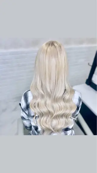ロング カラー tace新宿 めいのヘアスタイル