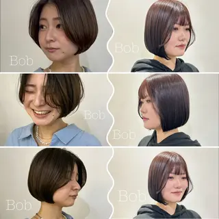 ショート 新宿×扱いやすいボブ /ボブ専門TAMEのヘアスタイル