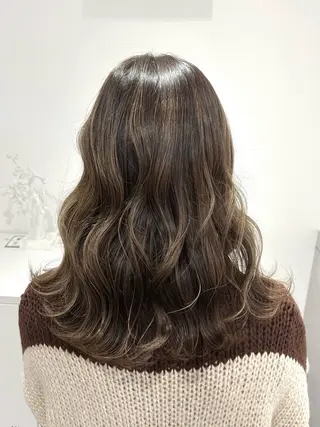 セミロング カラー ヘアアレンジ suiw /AYAのヘアスタイル
