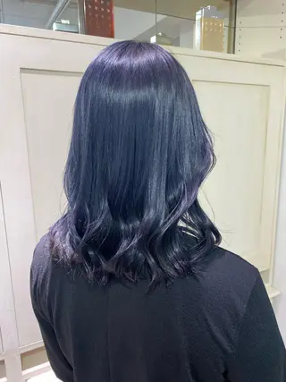 ロング カラー ヘアアレンジ 透明感カラー 古山 結季🌙🖤のヘアスタイル