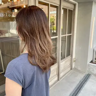 ロング カラー 【脱白髪染め】【髪質 改善】仲井槙一のヘアスタイル