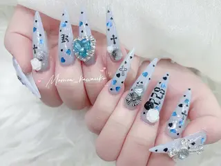 ネイル MoMoA Nail ネイル長さ出し専門店のネイルデザイン