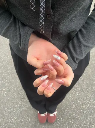 ロング twinkle&co所属・越田 有香子のネイルデザイン