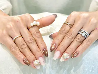 ミディアム CHERIRNAIL ブンのネイルデザイン