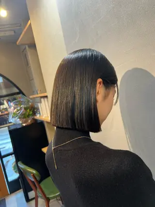 ショート 神戸ボブ✂️ ioe三宮/田 伸佳のヘアスタイル
