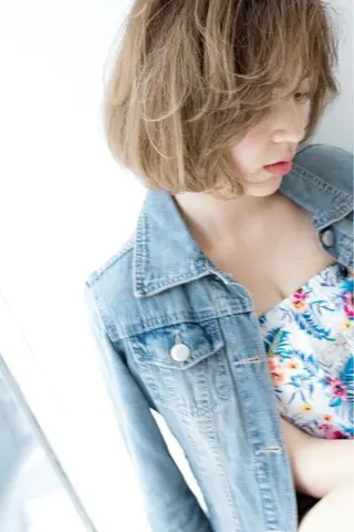 ミディアム カラー 内藤 達也のヘアスタイル